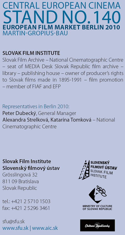 Slovak Cinema at EFM 2010 - Contact details